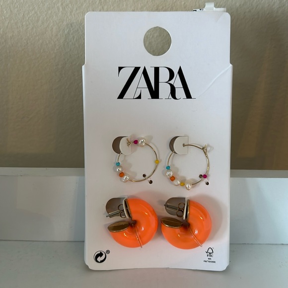 ZARA pack of assorted earrings - Picture 5 of 7